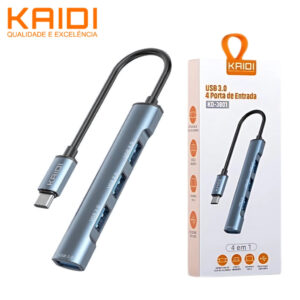 Adaptador Porta USB type-c 4 porta Usb